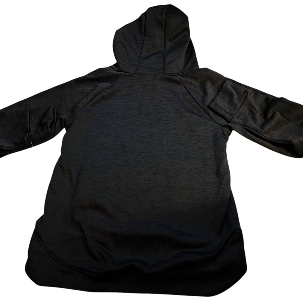 Adidas Black Hoodie with Silver Logo NWT - Picture 6 of 9
